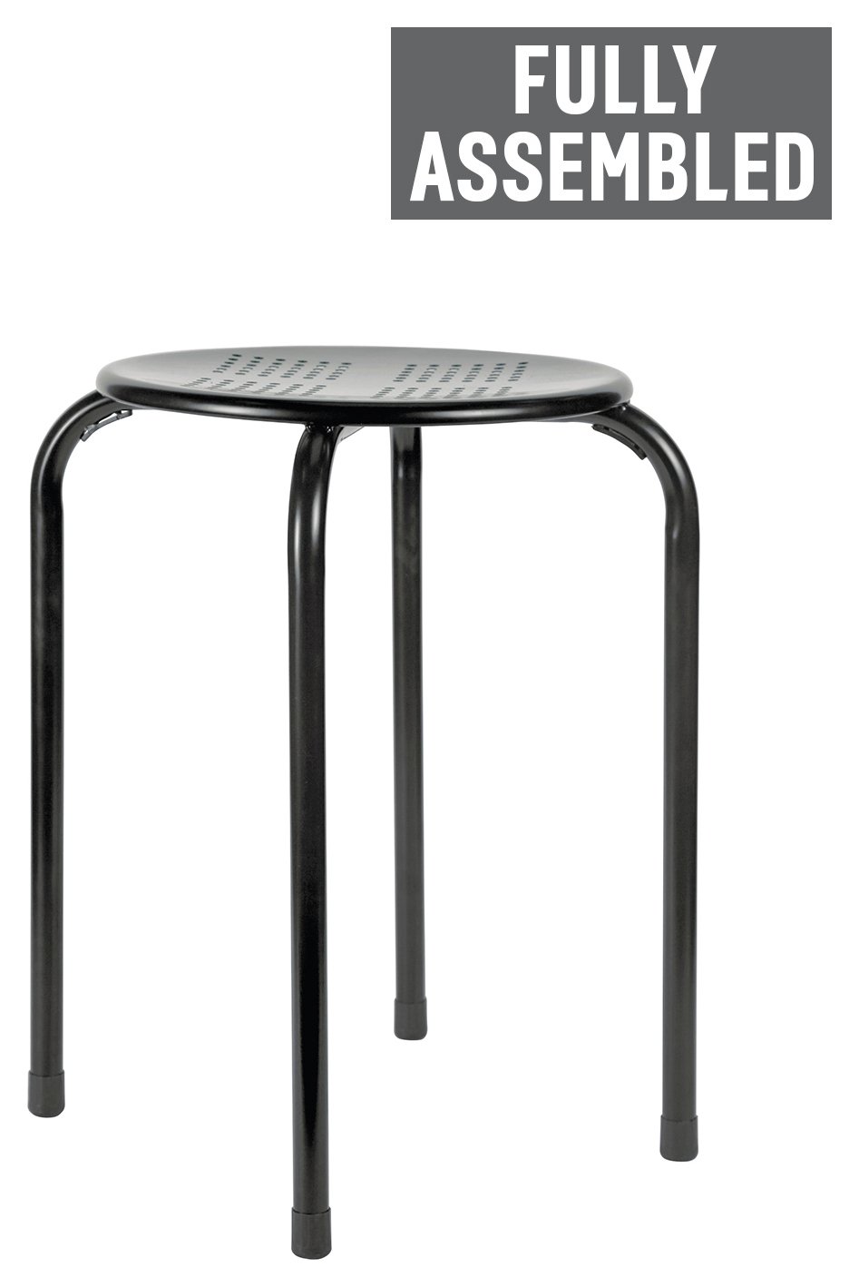Simple Value Black Stacking Dining Stool. Review