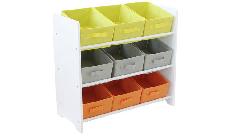 White toy hot sale storage unit