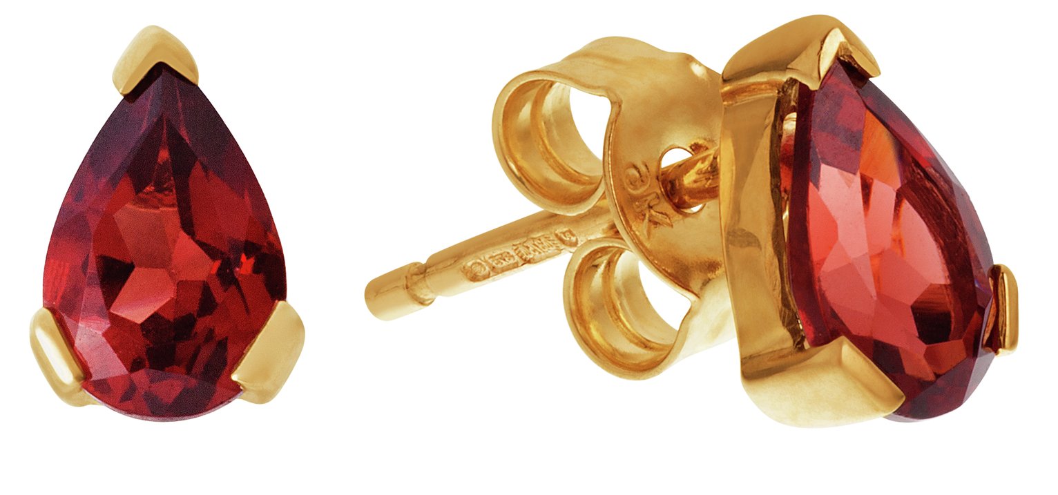 Revere 9ct Gold Teardrop Stud Earrings Reviews