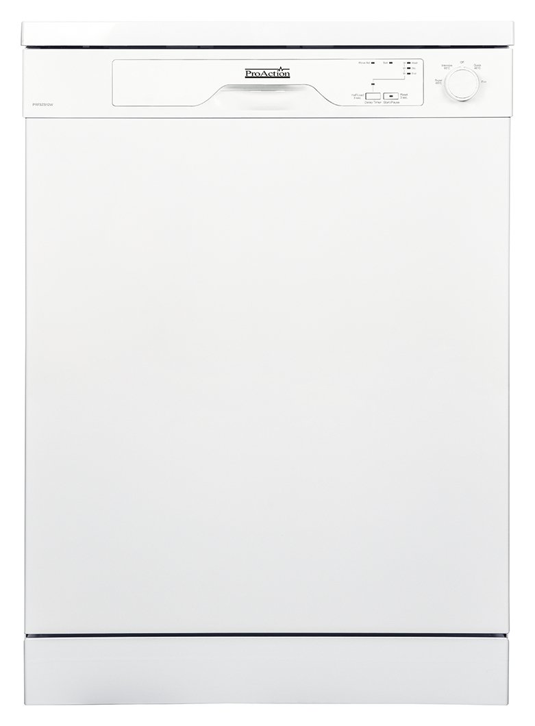 ProAction PRFSZS12W Full Size Dishwasher - White