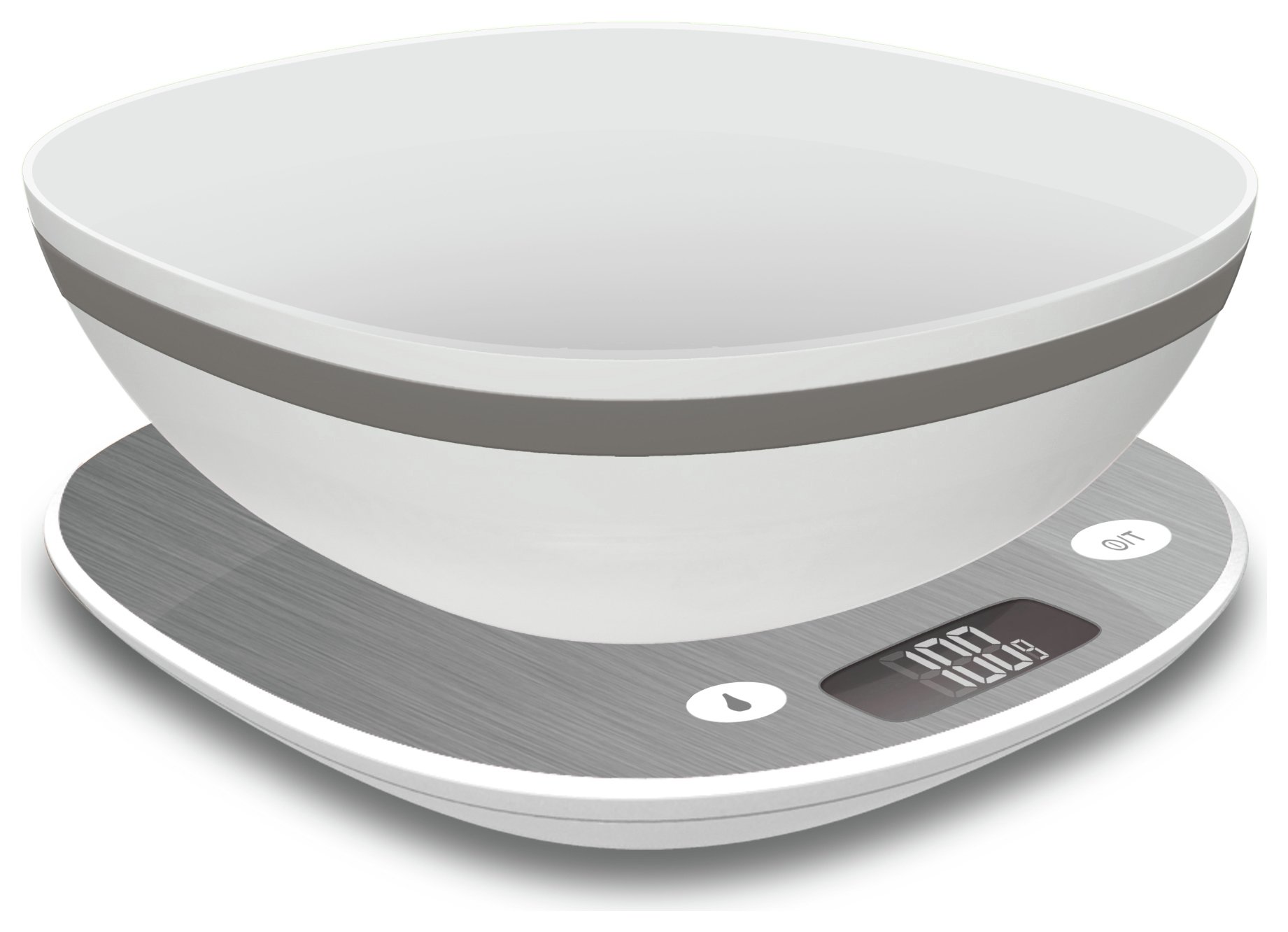 Terraillon Macaron 5Kg Scale with Bowl - Stainless Steel