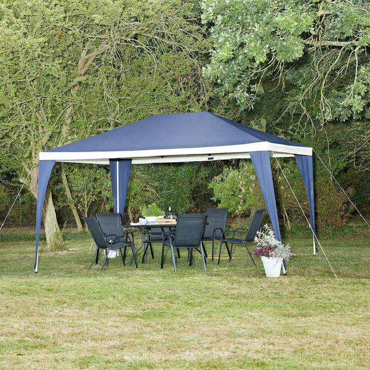 Argos Home 3m x 4m Gazebo with Side Panels 0