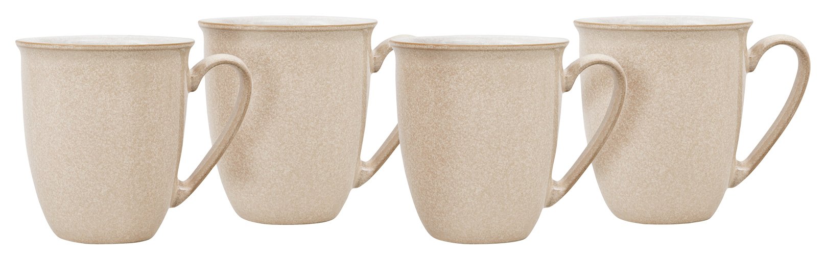 Denby Elements Set of 4 Coffee Mugs - Natural