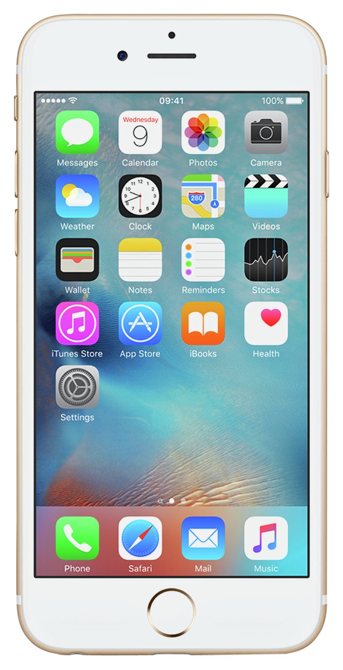 SIM Free iPhone 6s 32GB Mobile Phone - Gold