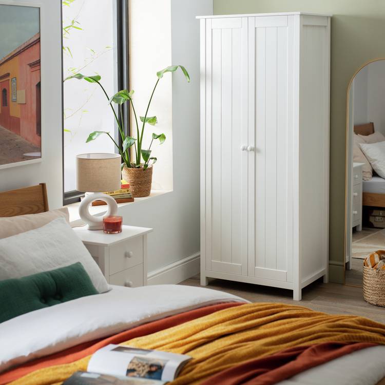 Argos Home Scandinavia 2 Door Wardrobe - White 0