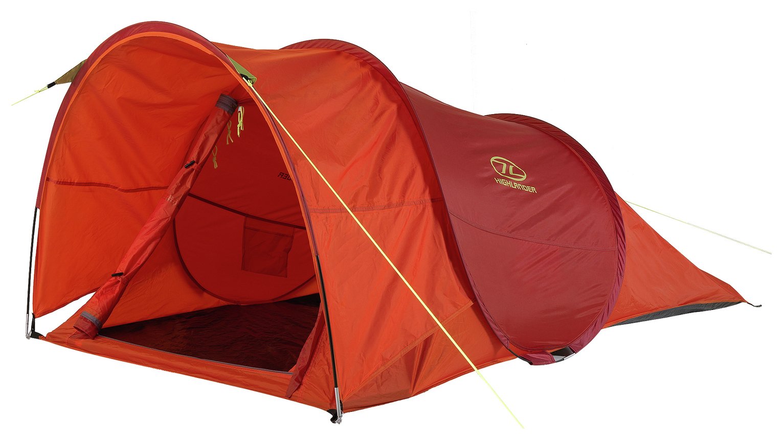 Highlander 2 Man 1 Room Pop Up Tunnel Camping Tent