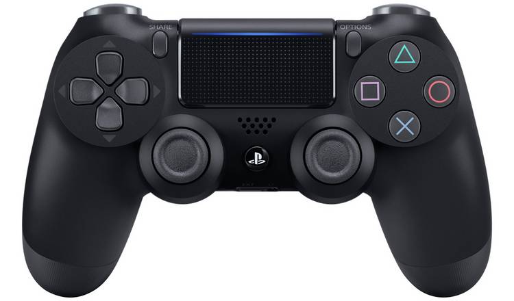 Buy Sony PS4 DualShock 4 V2 Wireless - Black | controllers and wheels | Argos