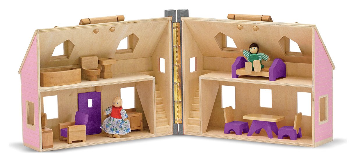 melissa and doug folding dollhouse