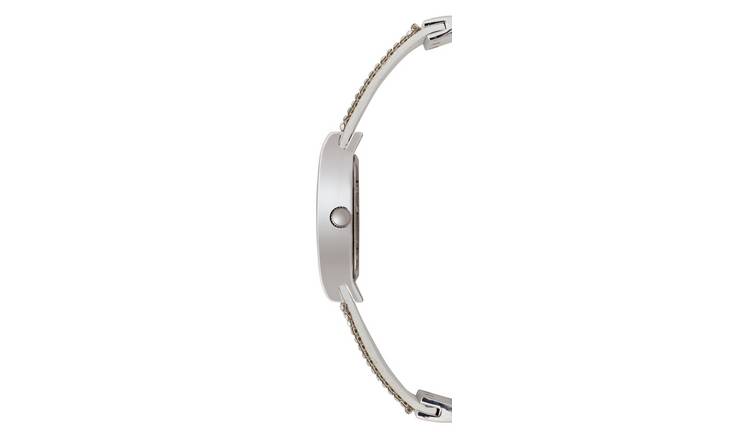 Seksy silver hot sale bracelet watch