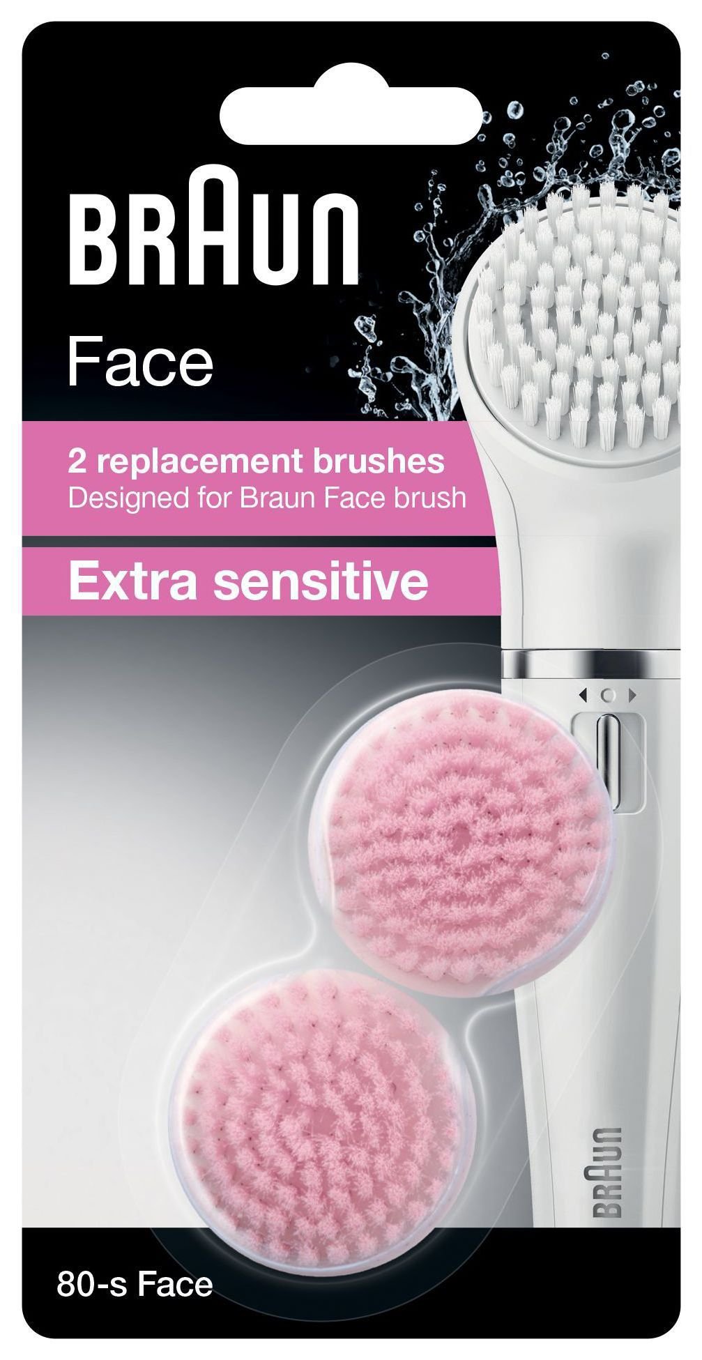 Braun Face Extra Sensitive Brush Head. review