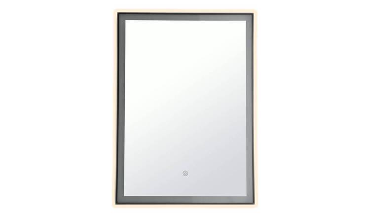 Shaving mirror with store light argos