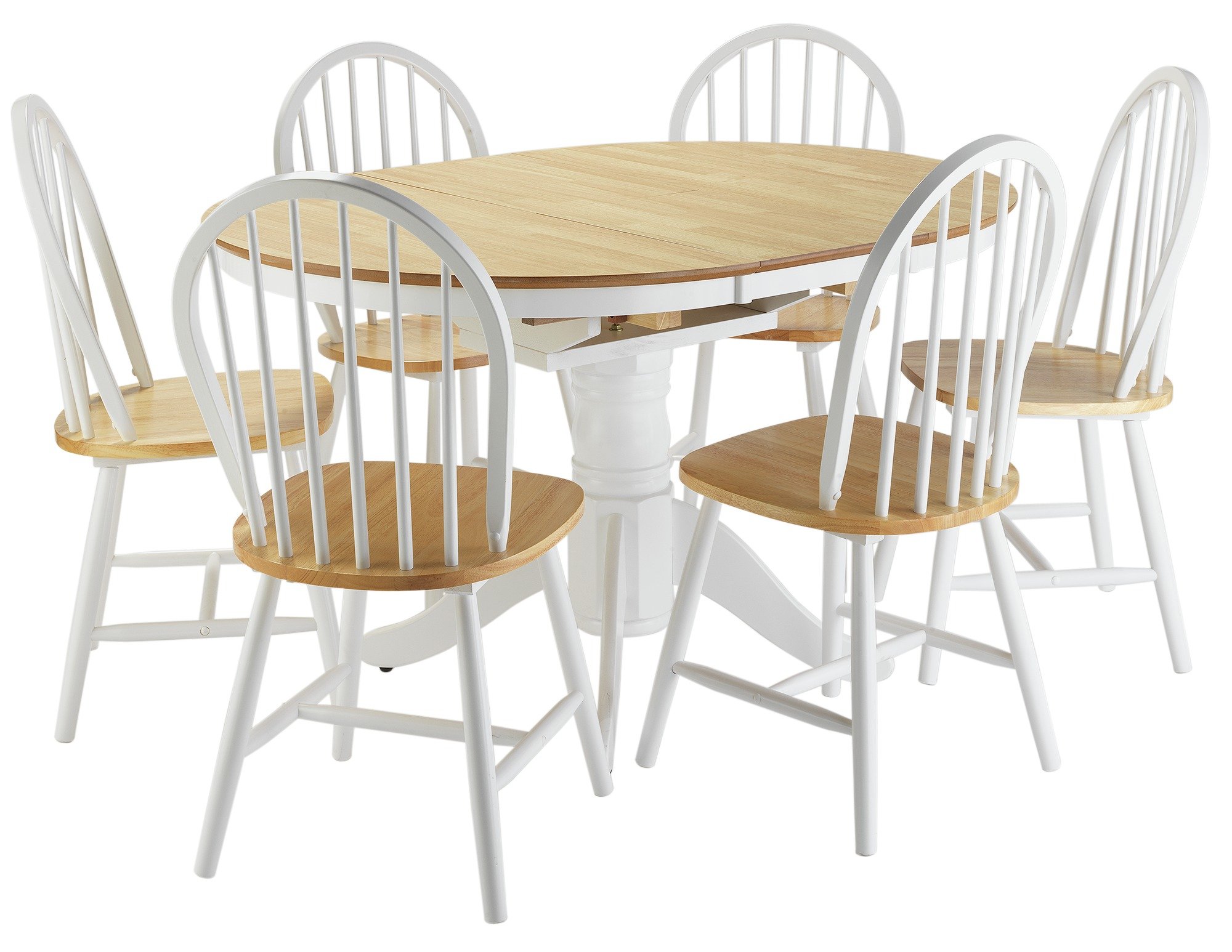 Argos Home Kentucky Wood Veneer Extending Table & 6 Chairs