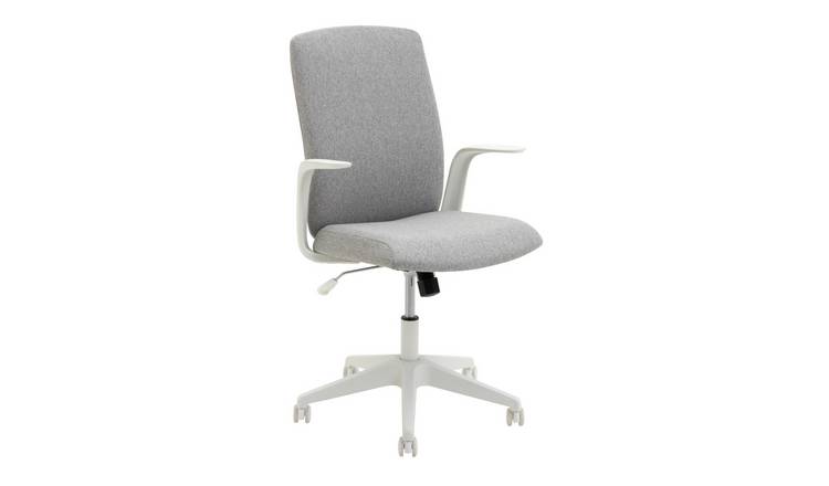 Habitat Hallie Fabric Manager Office Chair - Grey