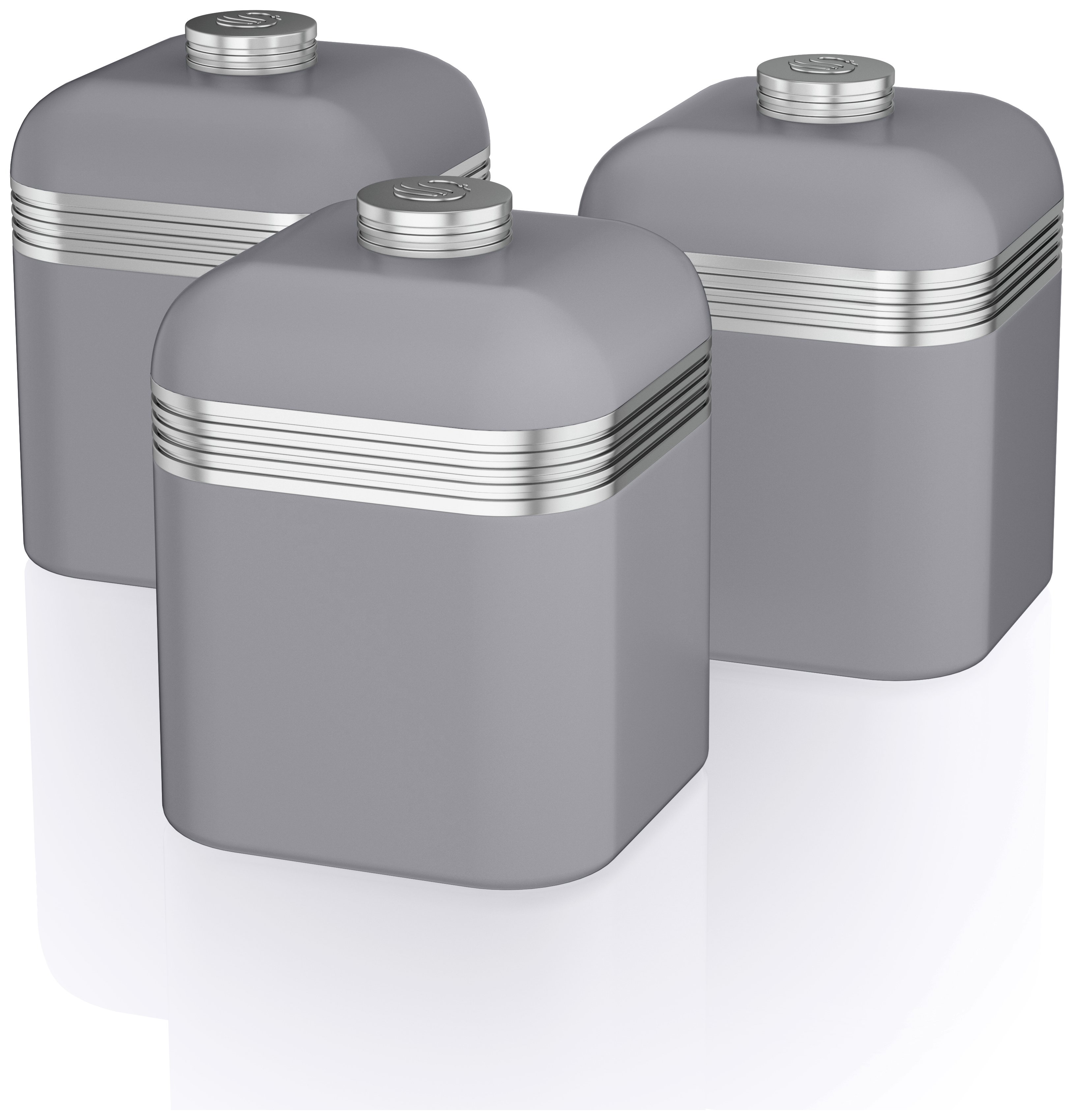 Swan Canister Set - Grey