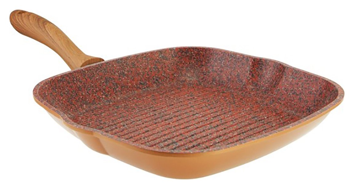 JML 28cm Non Stick Copper Stone Griddle Pan