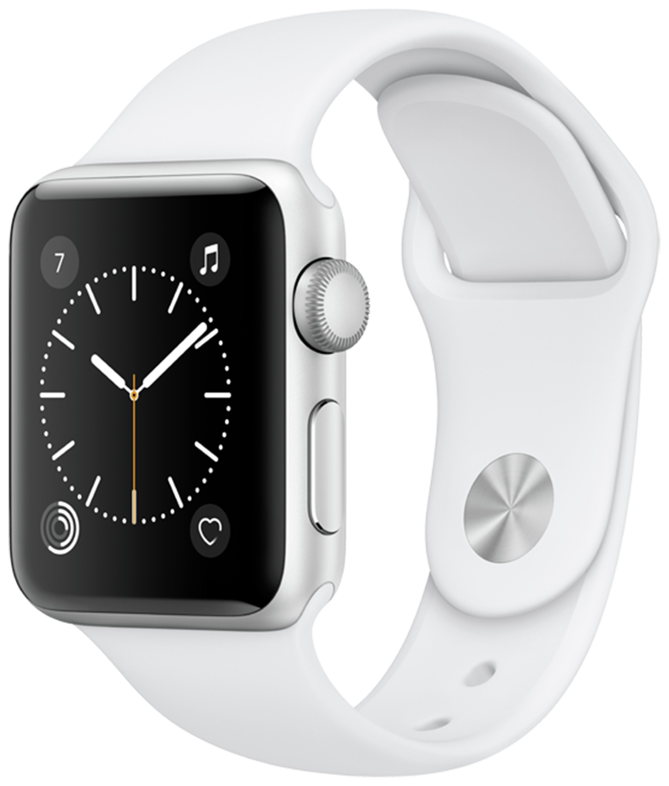 Apple Watch S1 38MM Silver Aluminium Case with White Band. review