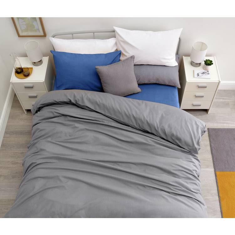 Habitat Easycare Plain Standard Pillowcase Pair - White 0