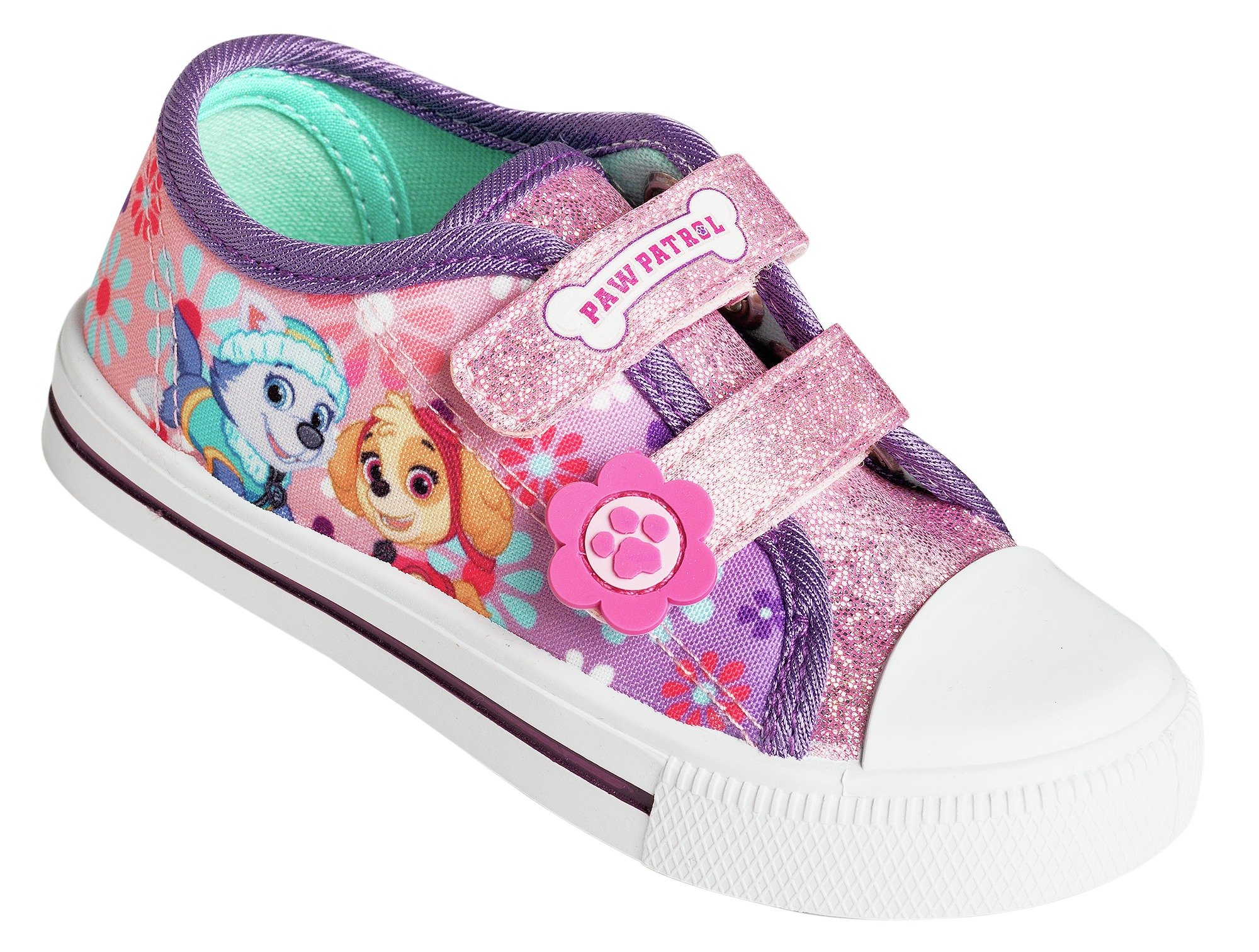 PAW Patrol Pink Canvas Trainers - Size 6
