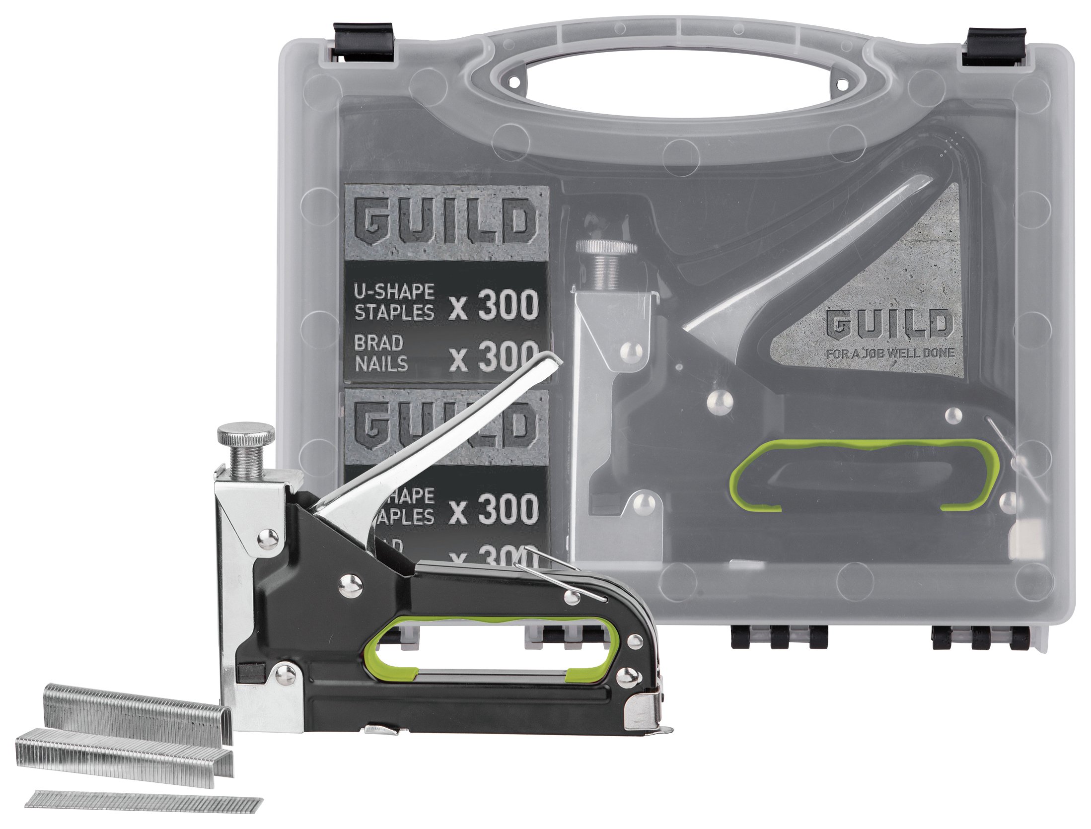 Guild 3in1 Manual Nail, Staple and UStaple Gun (6043456) Argos