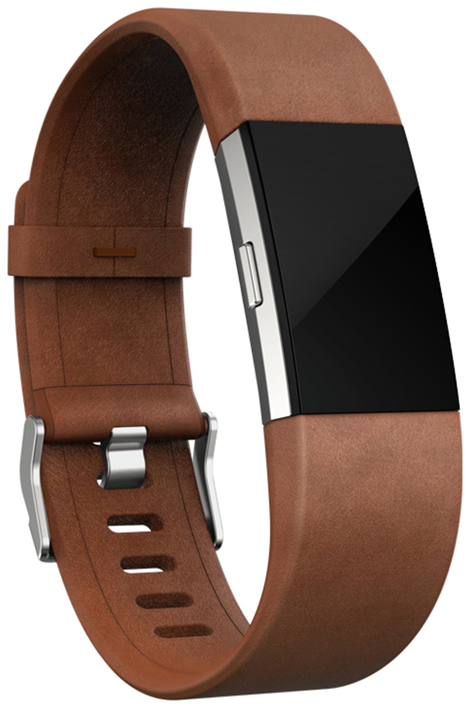 Fitbit Charge 2 Brown Leather Accessory Band - Large