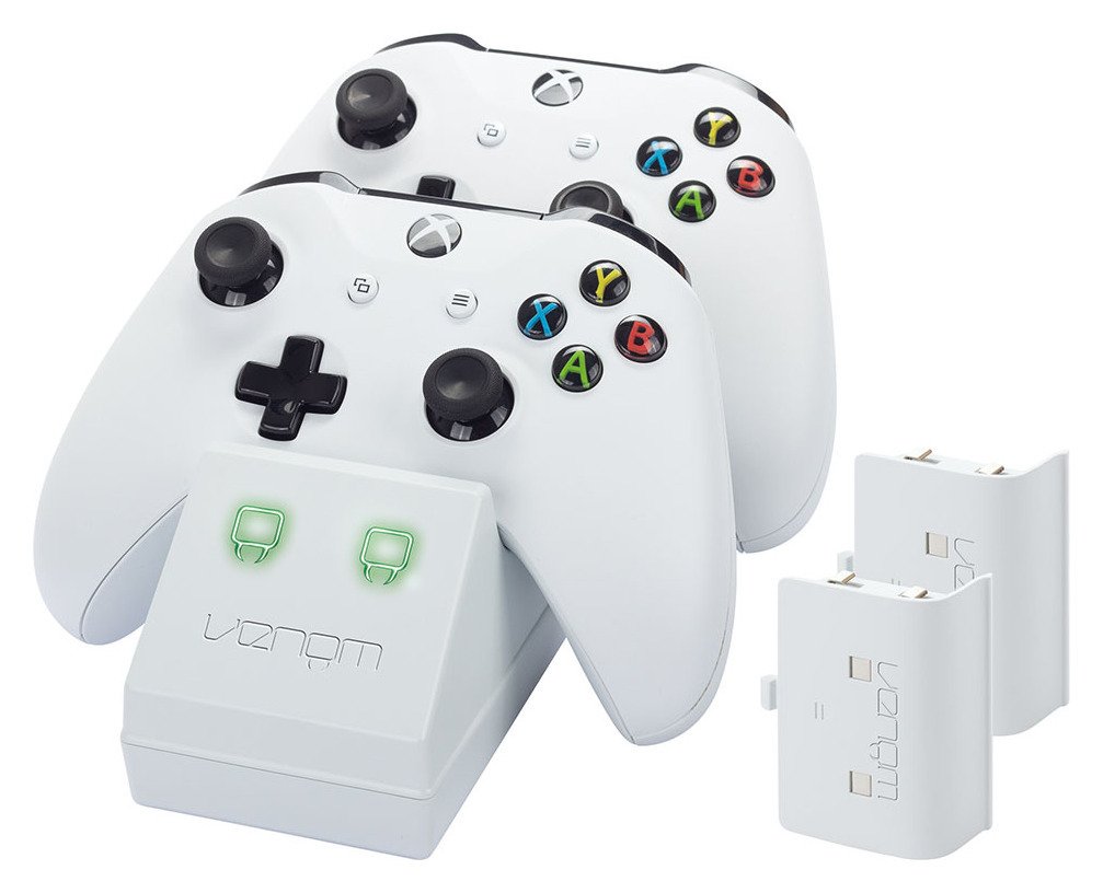 Venom Twin Docking Station for Xbox One - White