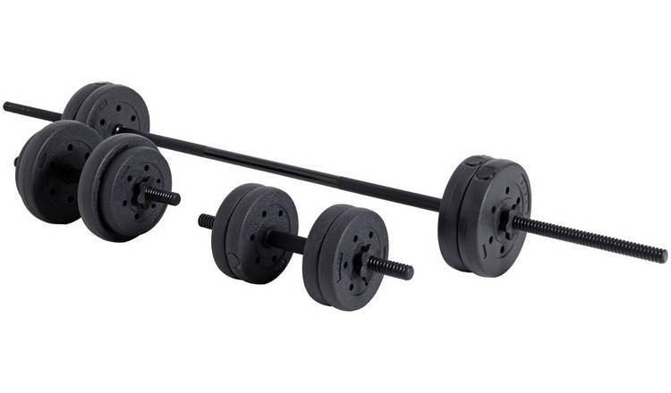 Opti cast iron 2025 dumbbell set argos