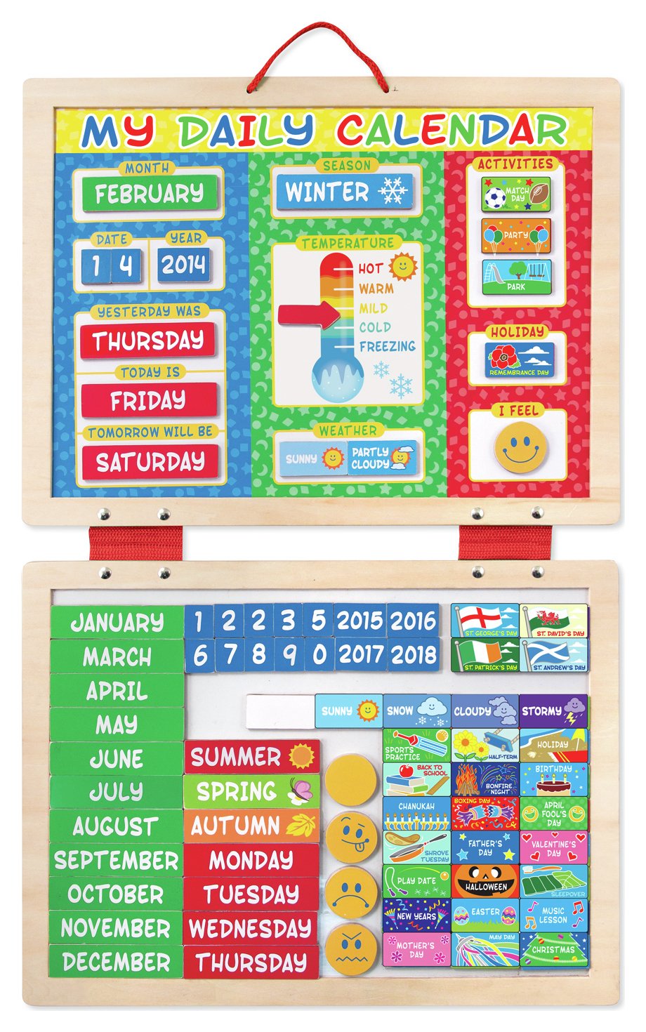 Melissa and Doug My First Daily Magnetic Calendar