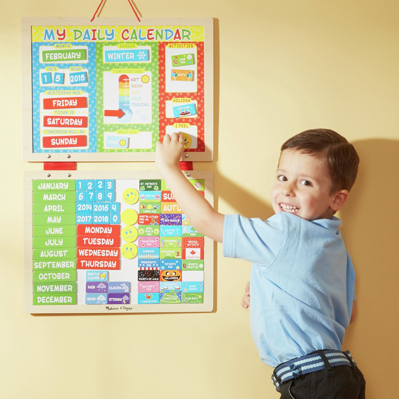 Melissa And Doug My First Daily Magnetic Calendar 