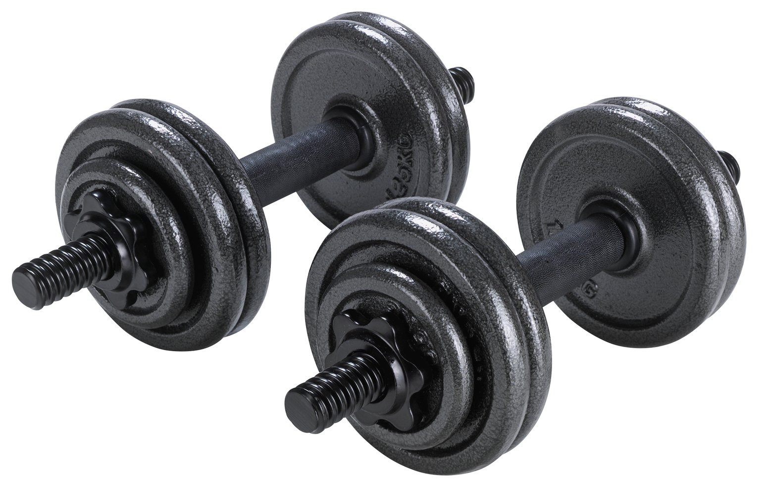 Opti Cast Iron Dumbbell Set - 15kg