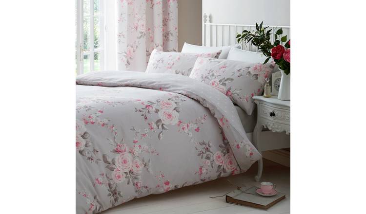 Buy Catherine Lansfield Canterbury Floral Bedding Set Double