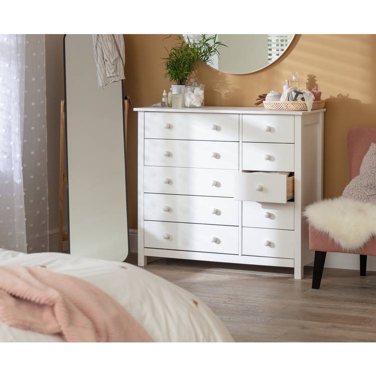 Argos Home Scandinavia 10 Drawer Chest - White 0