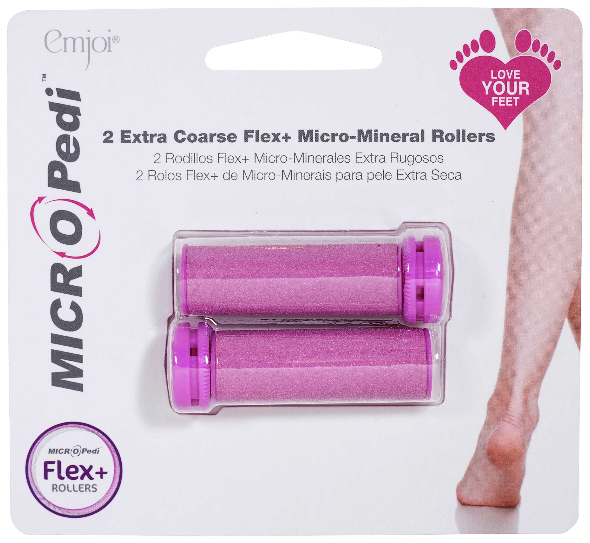 Emjoi MICRO Pedi Extra Coarse Flex Rollers