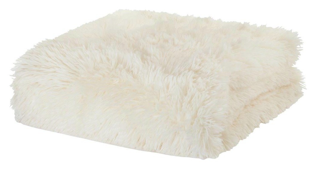 Catherine Lansfield Cuddly Throw 150x200cm - Cream.