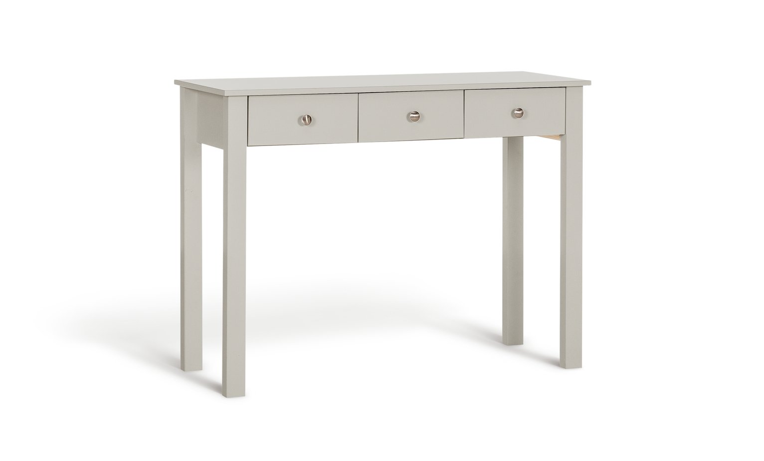 Habitat Osaka 3 Drawer Dressing Table Desk - Soft Grey