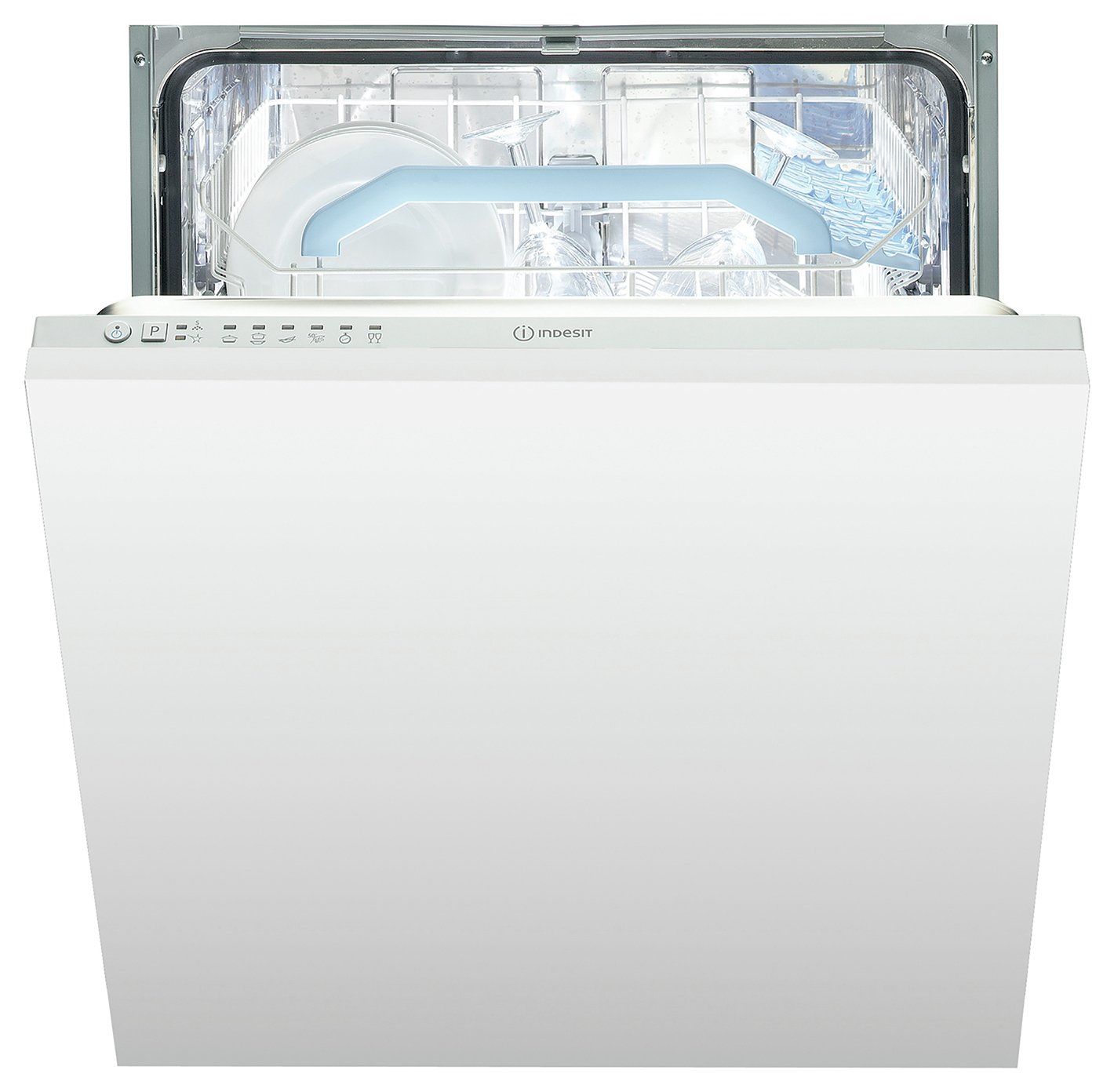 Indesit DIF16B1 Full Size Integrated Dishwasher - White