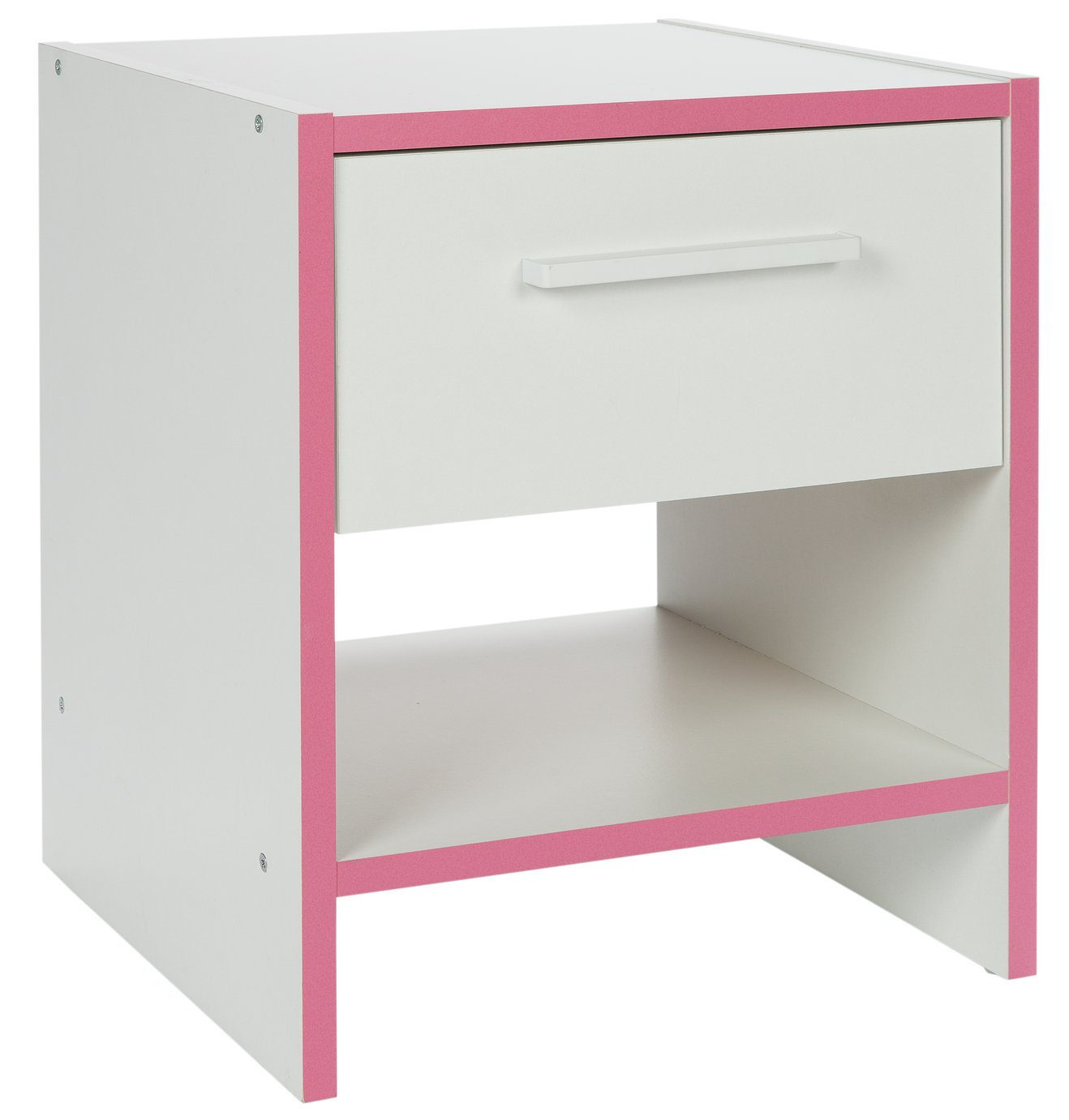 HOME Newport Bedside Chest - Pink