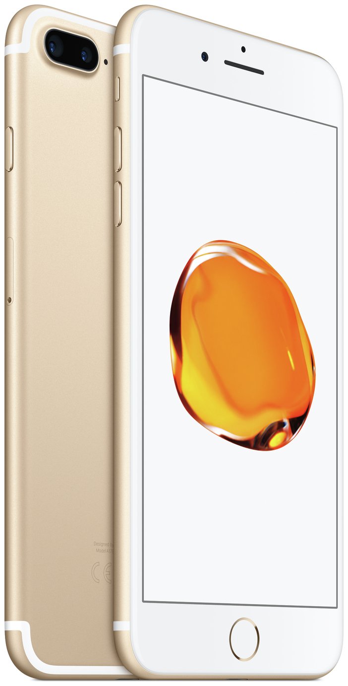 SIM Free iPhone 7 Plus 128GB Mobile Phone - Gold