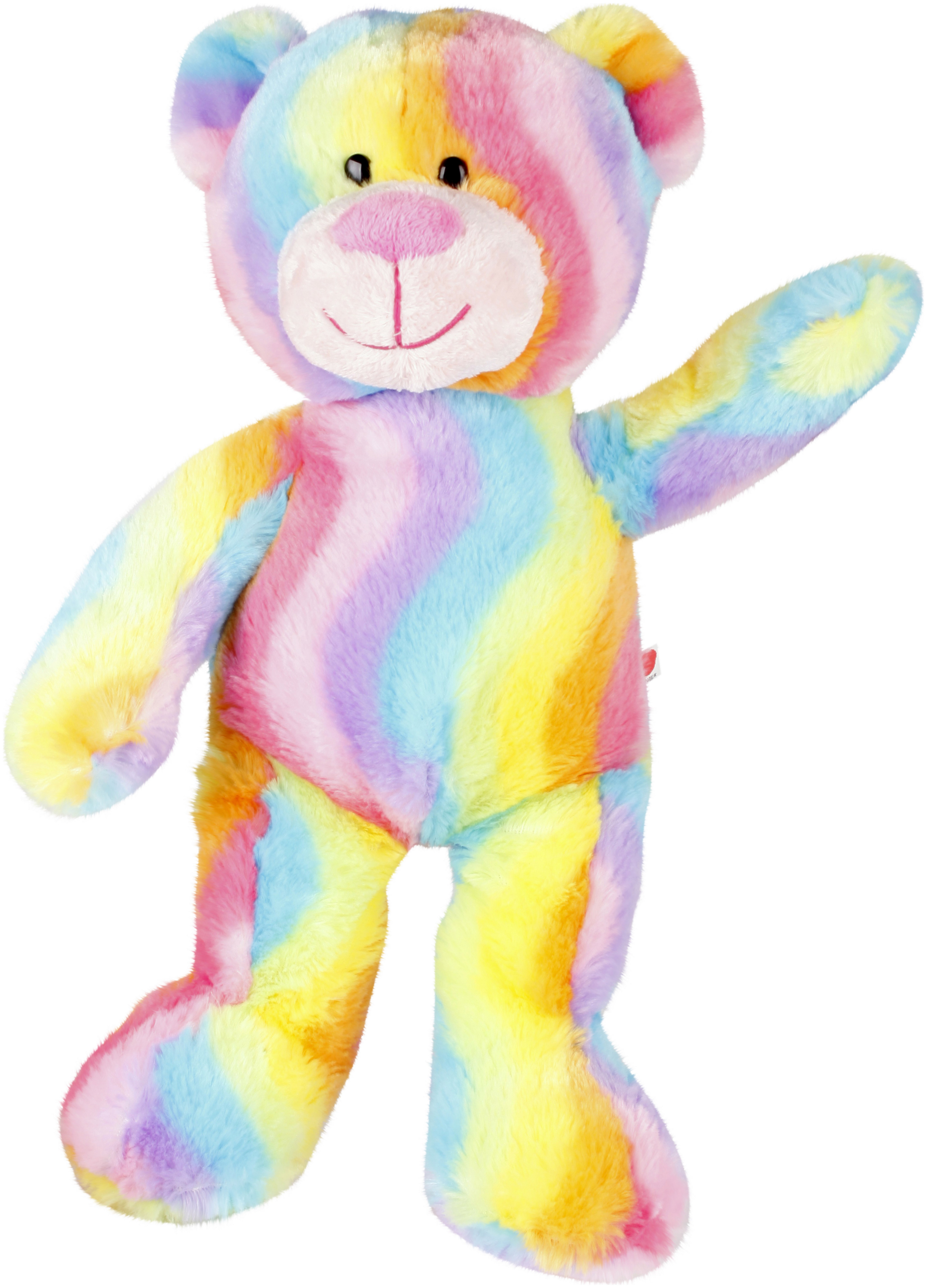 Chad Valley Designabear Rainbow Teddy Soft Toy