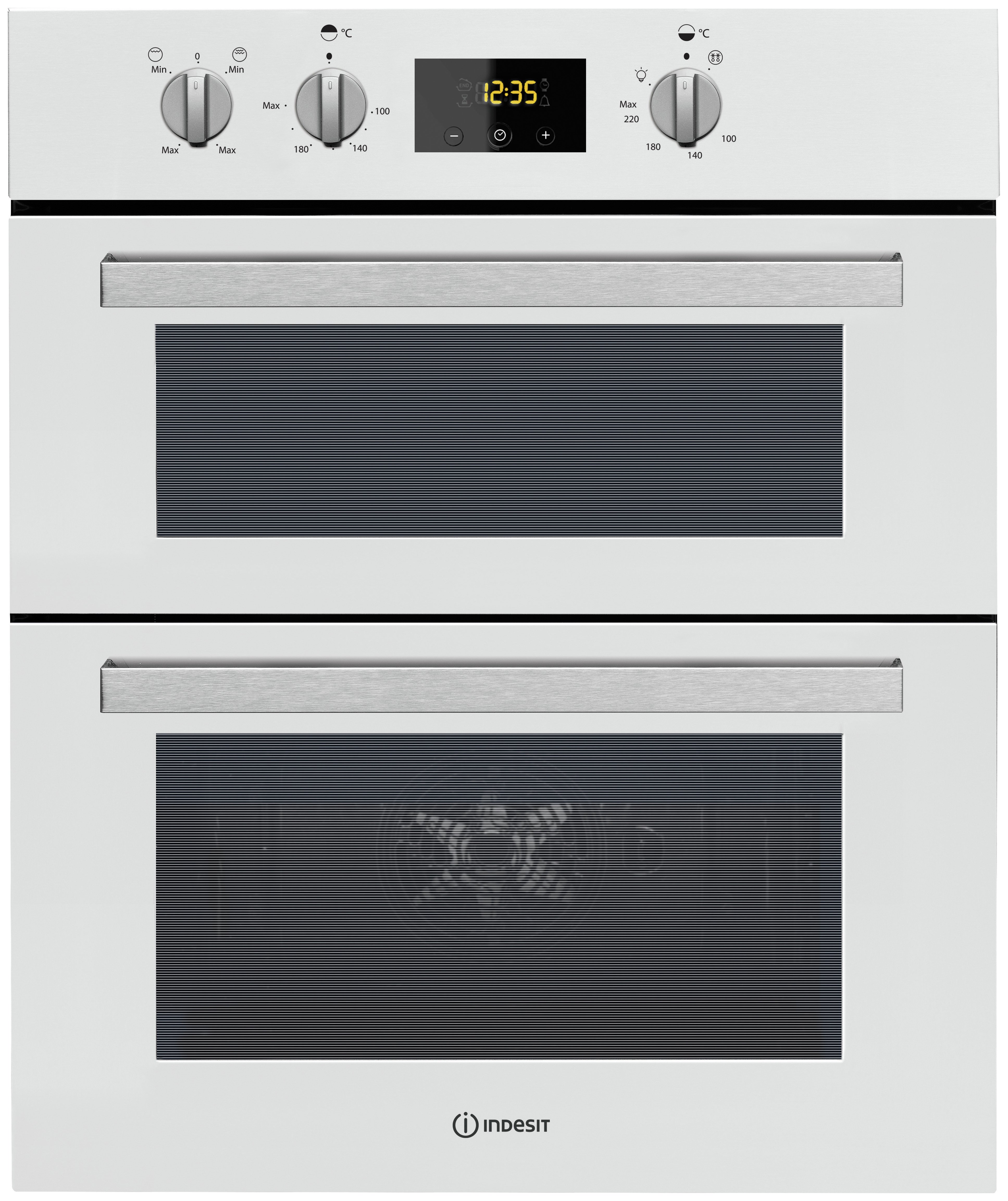 Indesit IDU6340WH Built In Double Electric Oven - White