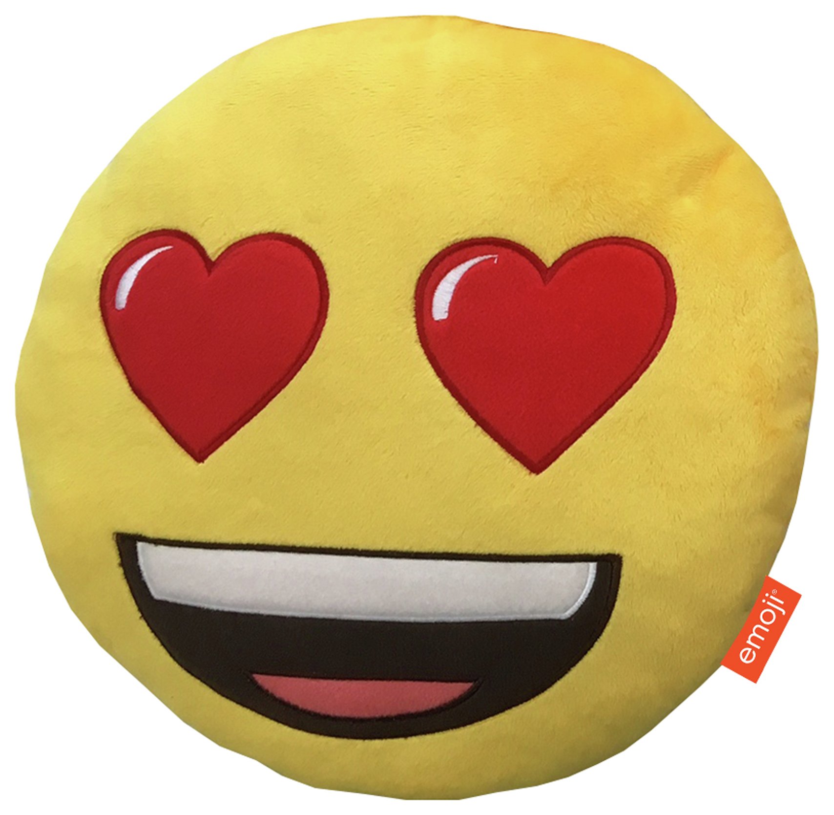 Emoji Round Heart Eyes Cushion review