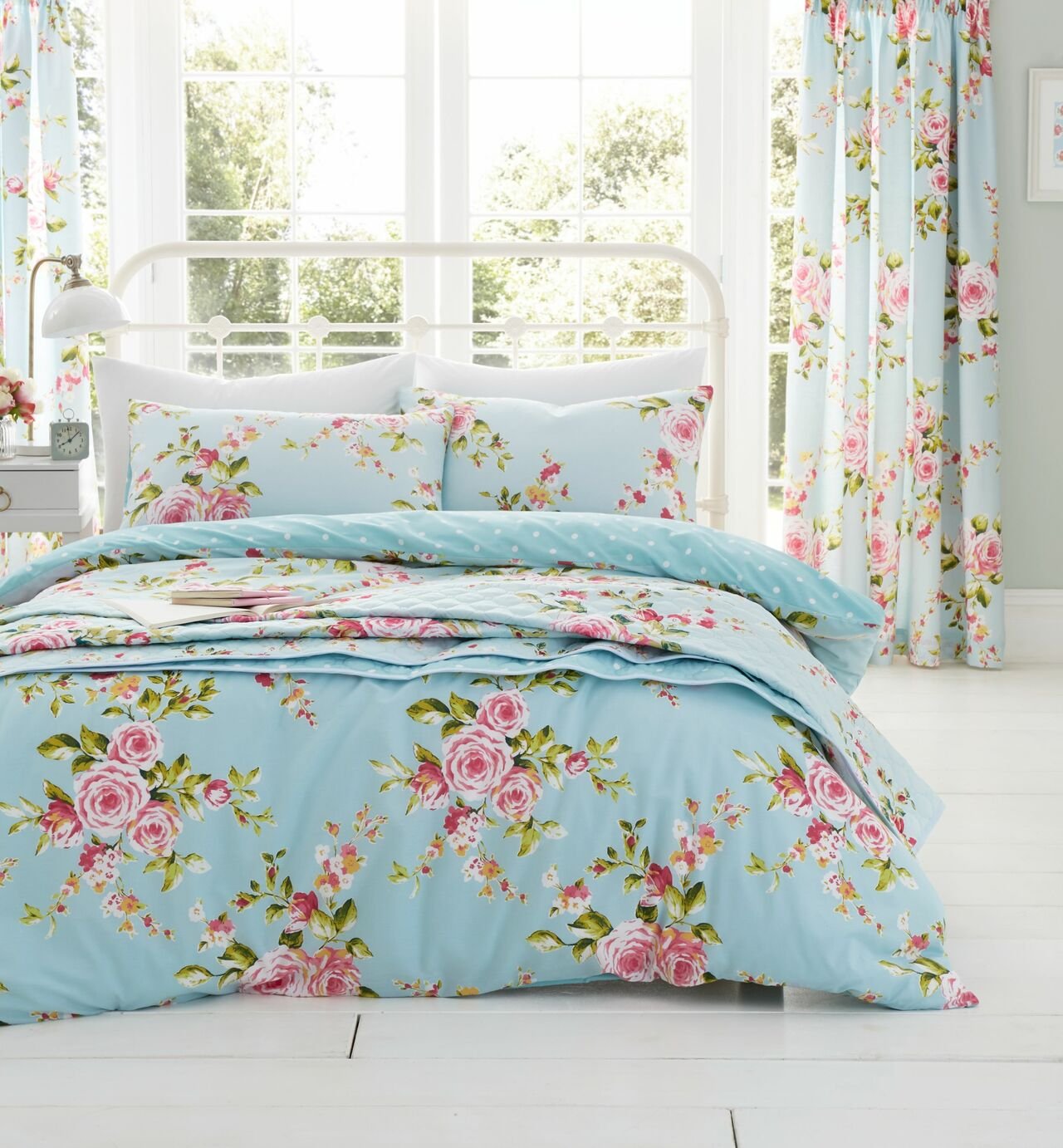 Catherine Lansfield Canterbury Floral Bedding Set - Single