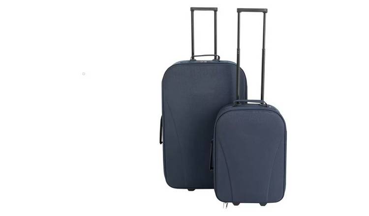 Set of 3 Different Sizes of Paperboard Suitcases with Metal