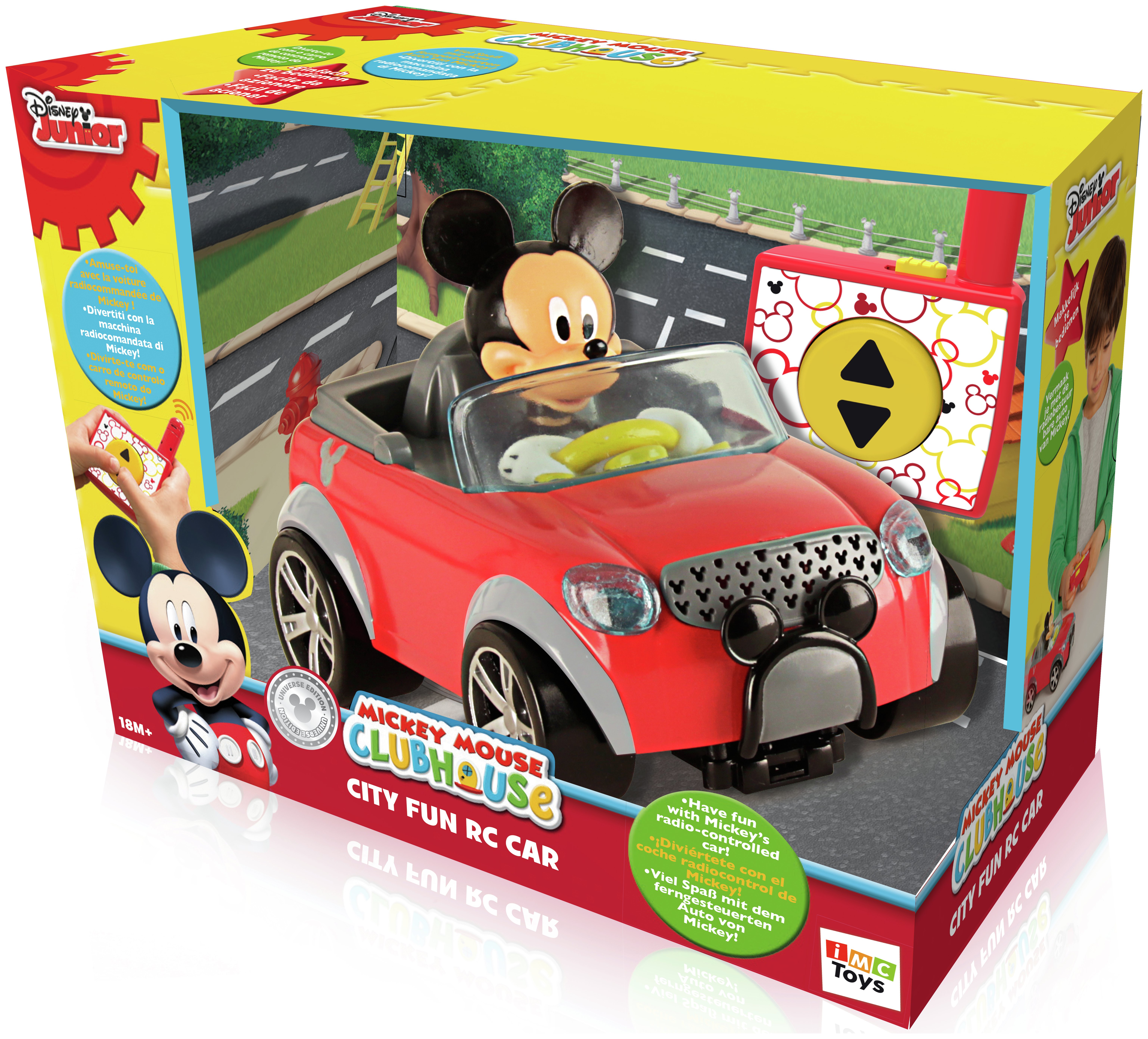 imc minnie mouse's city fun rc car