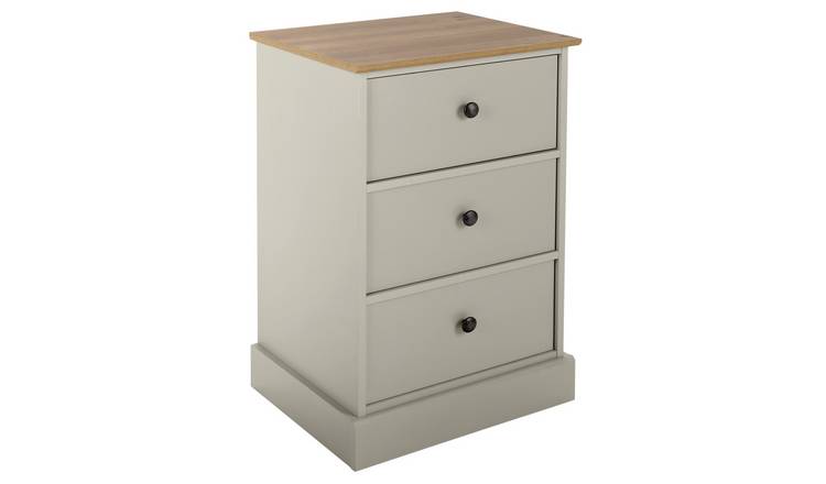 Walnut bedside deals table argos