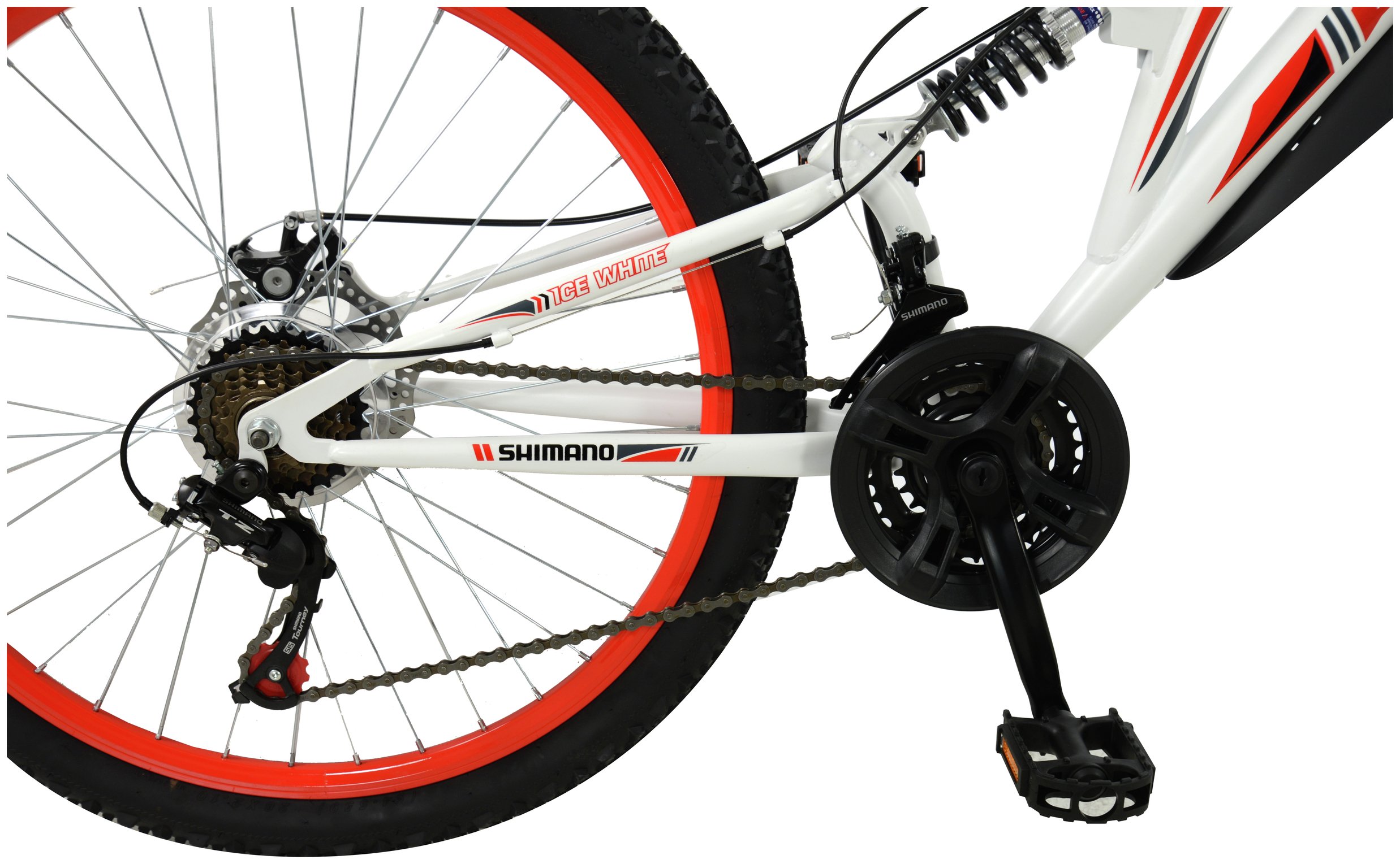 boss earthquake 26 inch wheel size mens mountain bike