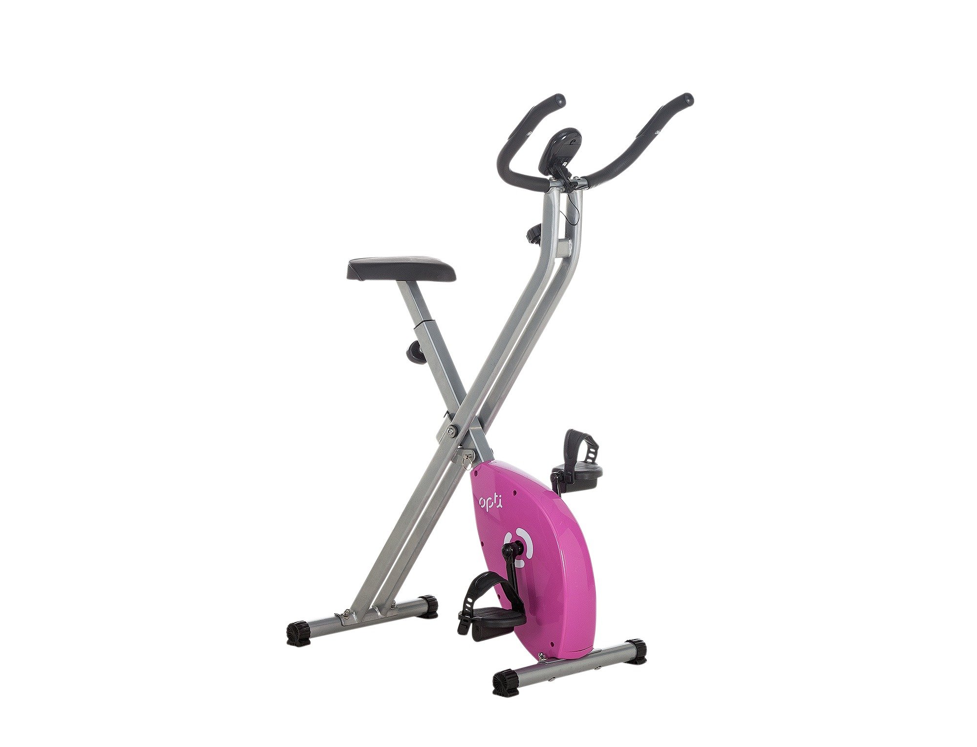 opti folding magnetic exercise bike