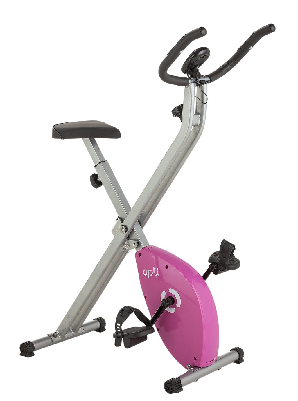 opti folding magnetic exercise bike