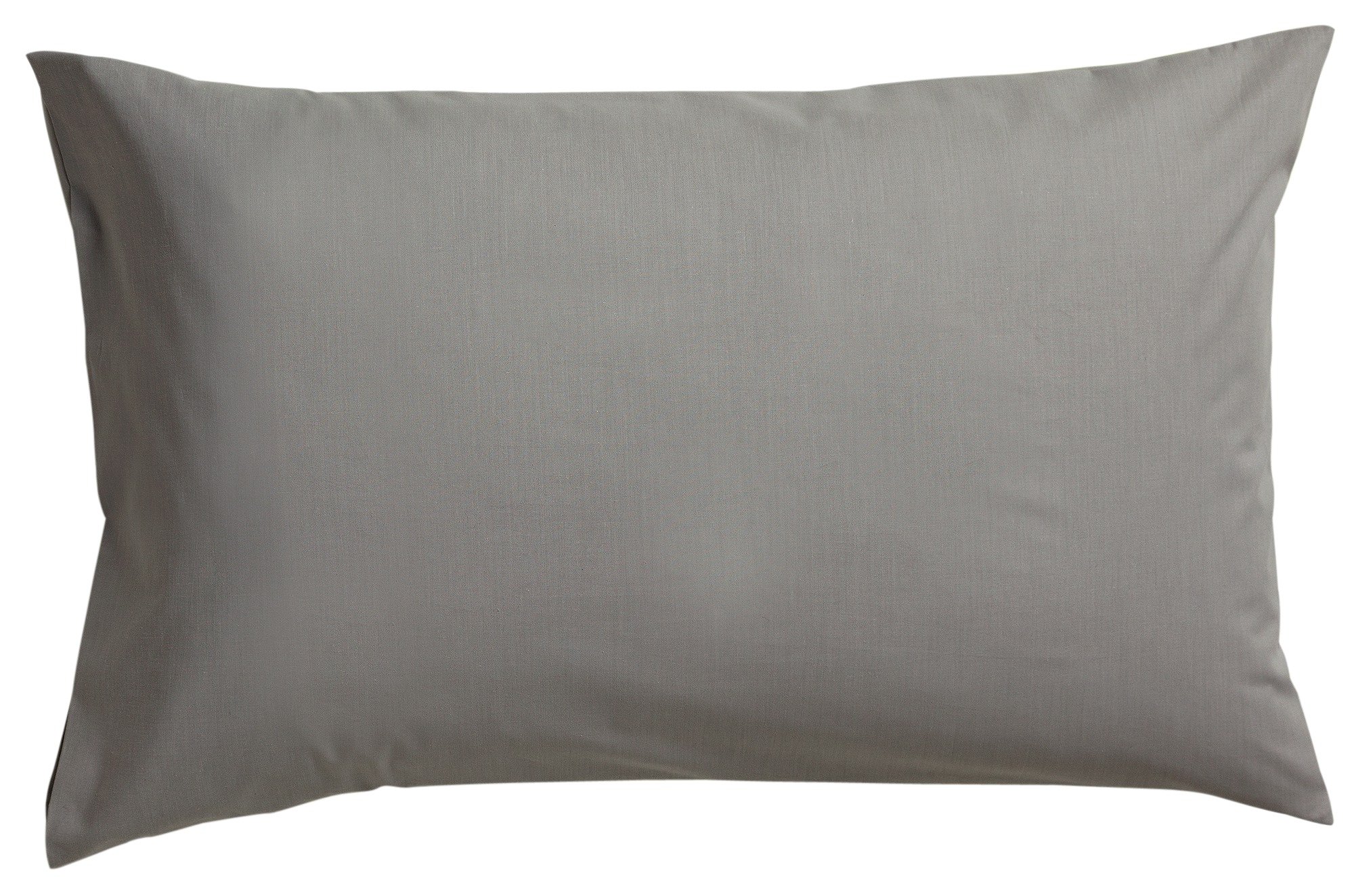 Argos Home Pair of Housewife Pillowcases - Grey