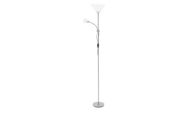 Argos Home Father and Child Floor Lamp - Silver
