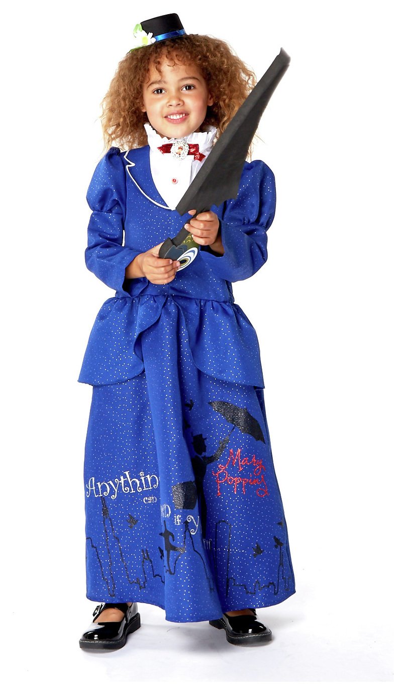 Disney Mary Poppins Fancy Dress Costume - 5-6 Years